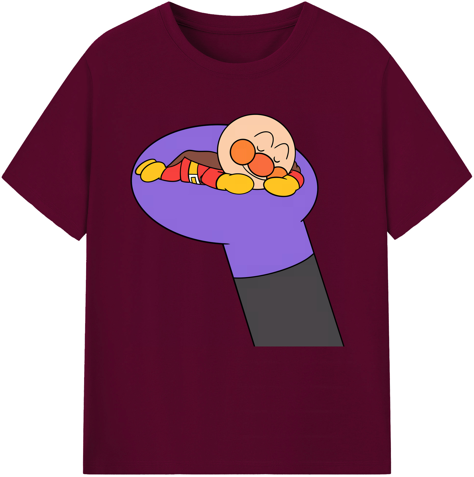 （画像用） アンパンマン Anpanman レディースカジュアルプリントTシャツ（綿100％）